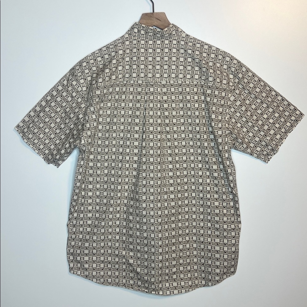 Pendleton Button Down Aztec Print Short Sleeve Sh… - image 3